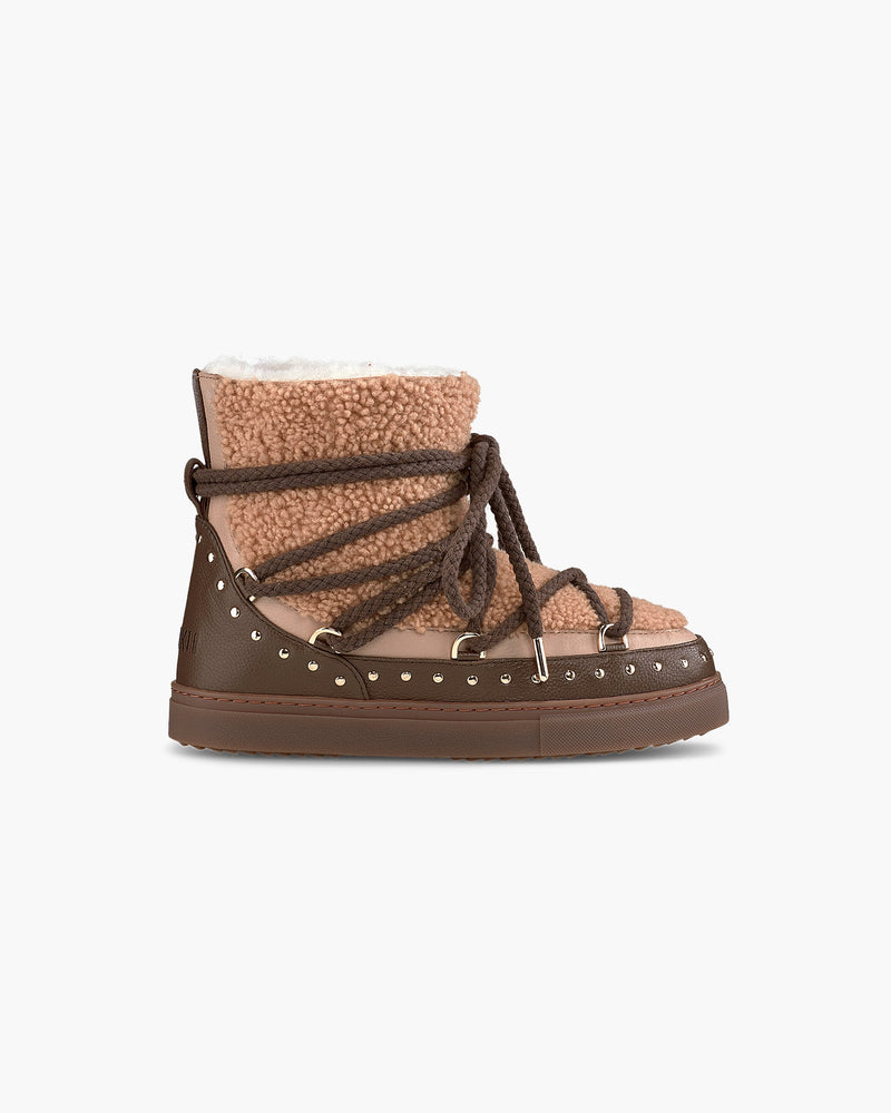 Cuir naturel et peau de mouton