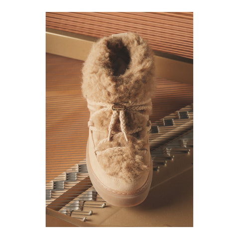 Inuikii Teddy Low Beige | Ecru