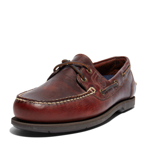 Chaussures bateau classiques 2 œillets marron moyen