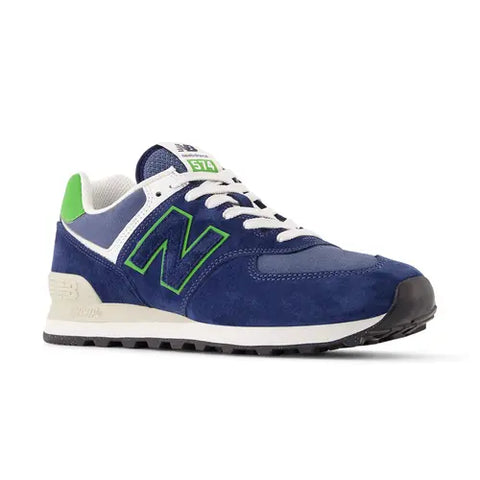 New Balance 574 Bleu marine / Vert U574QBL
