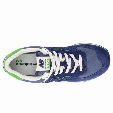 New Balance 574 Bleu marine / Vert U574QBL