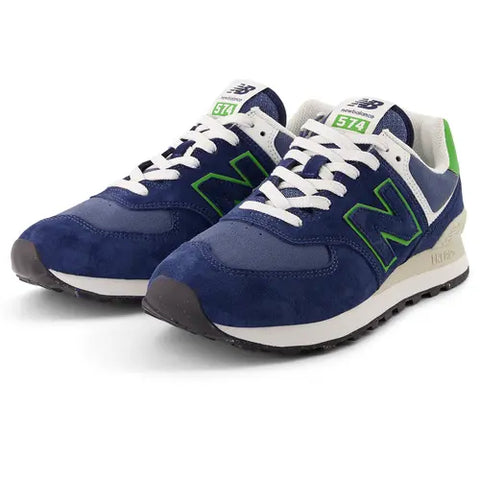 New Balance 574 Bleu marine / Vert U574QBL