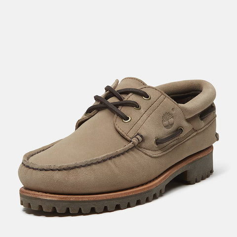 Authentique Chaussure Bateau Taupe