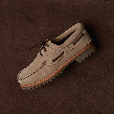 Authentique Chaussure Bateau Taupe