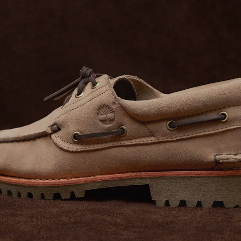 Authentique Chaussure Bateau Taupe