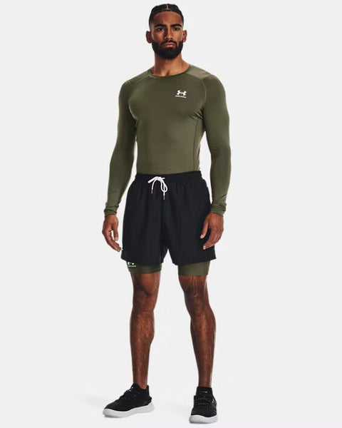 Haut de compression HeatGear Armour à manches longues