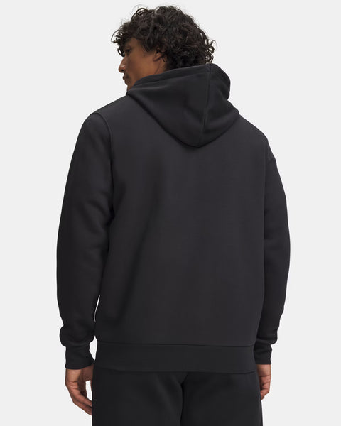 Polaire à capuche zippée Icon noire