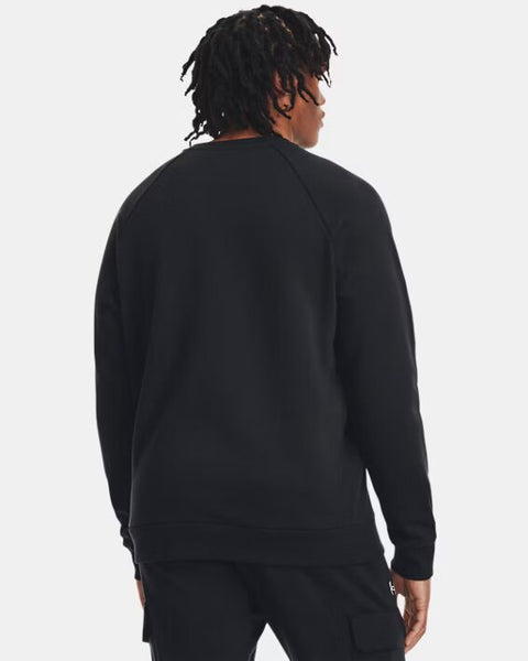 UA Rival Fleece Crew Noir