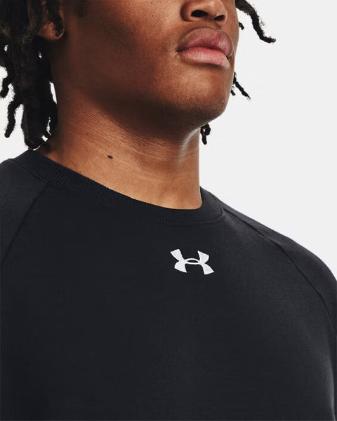 UA Rival Fleece Crew Noir