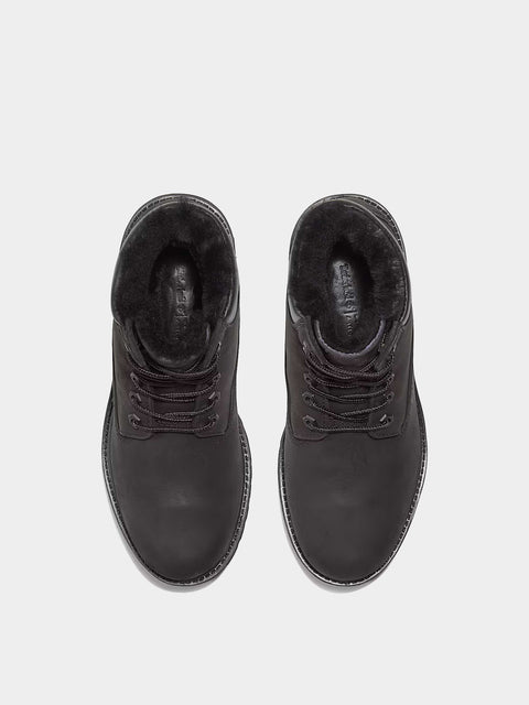 6 Inch Warm Lined Waterproof Boot Black