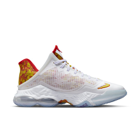LeBron XIX Low Magic Fruity Pebbles Blanc