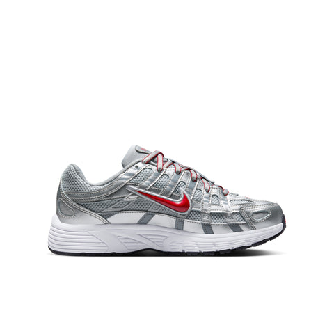 P-6000 Metallic Silver | Gym Red