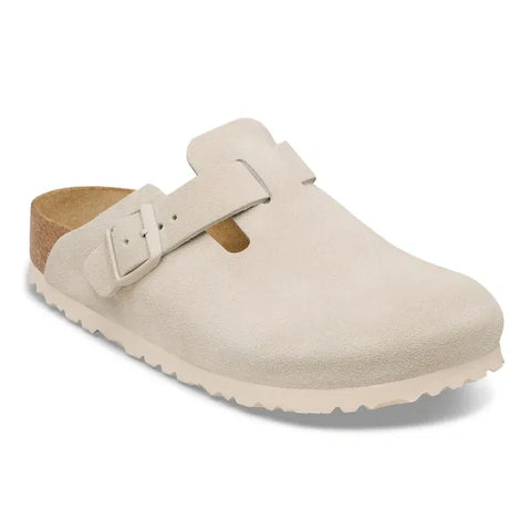 Boston suède cuir huître