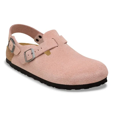 Tokio Suede Cuir Rose Argile