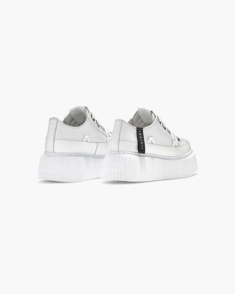 Matilda Low Blanche en cuir