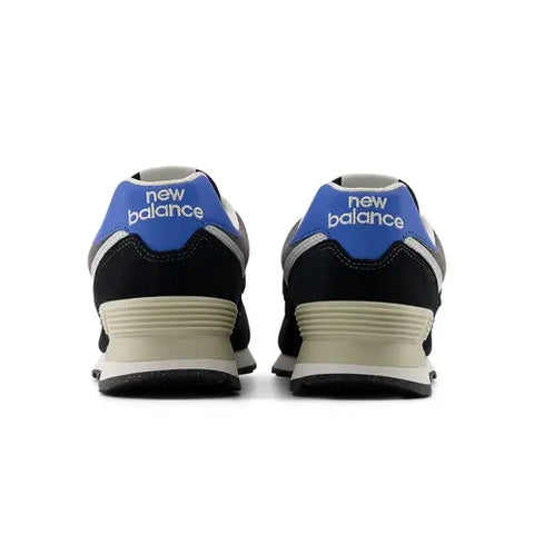 New Balance 574 Noir / Bleu roi U574QRB