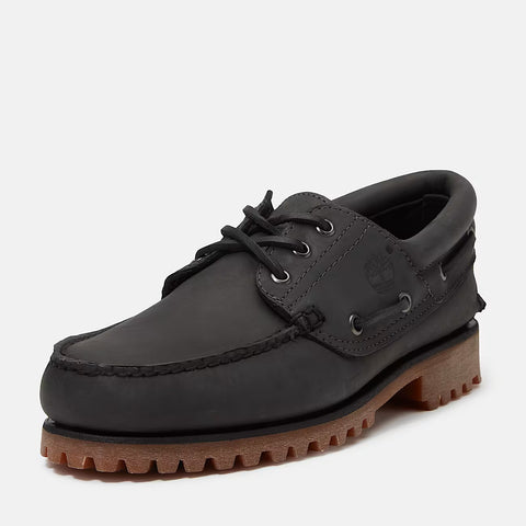Chaussure Bateau Foncé Gris
