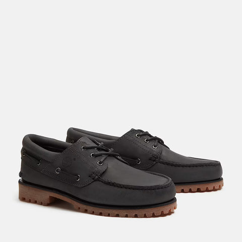 Chaussure Bateau Foncé Gris
