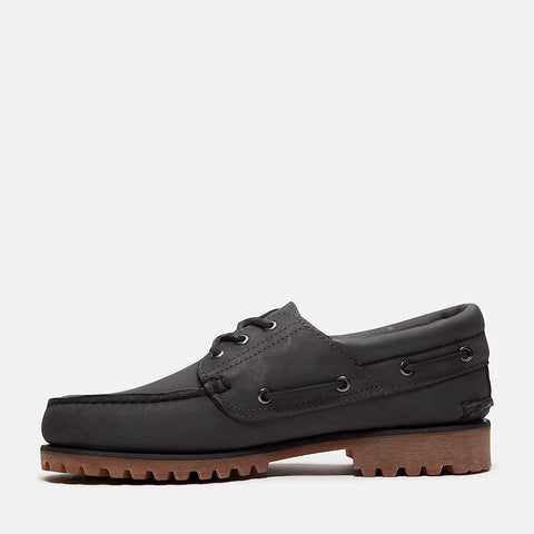 Chaussure Bateau Foncé Gris