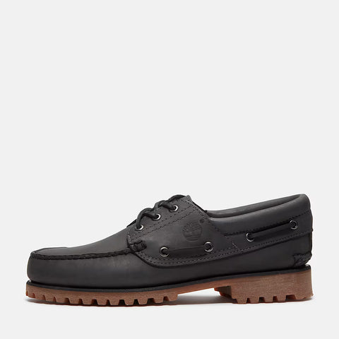 Chaussure Bateau Foncé Gris