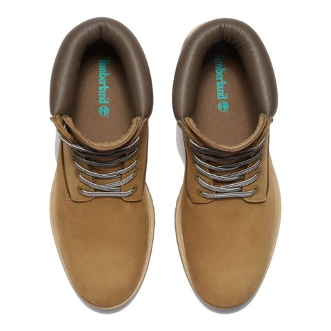 Premium 6 Inch Lace Up Waterproof Boot Olive Nubuck