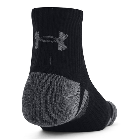 UA Performance Cotton 3P QTR Black