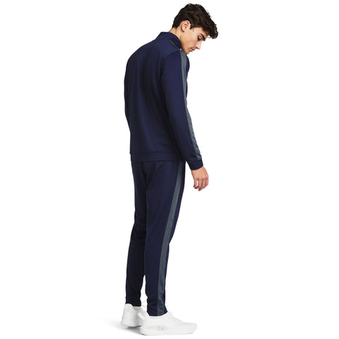 Ensemble de survêtement UA Rival Knit bleu marine