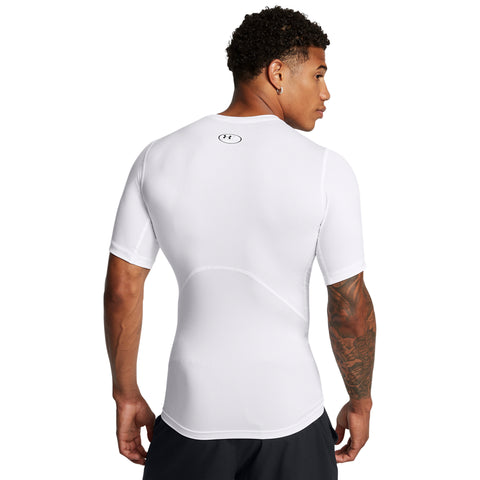 HeatGear Armour Compression Blanc