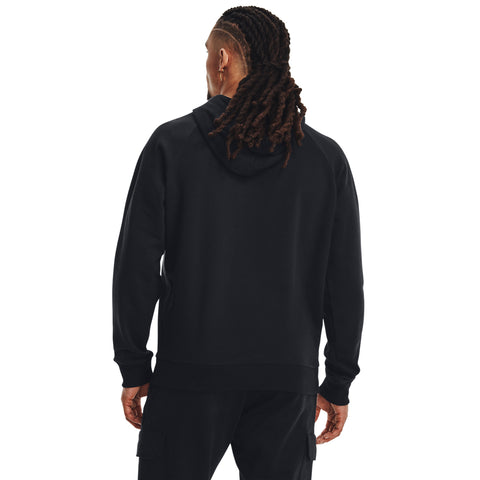 UA Rival Fleece Hoodie Noir