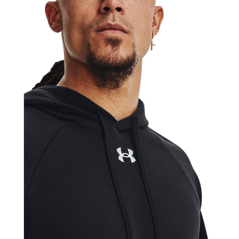 UA Rival Fleece Hoodie Noir
