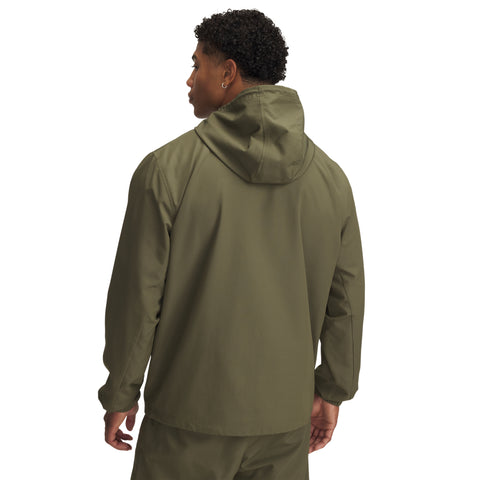 Veste Rival Wvn coupe-vent vert marine OD | Noir