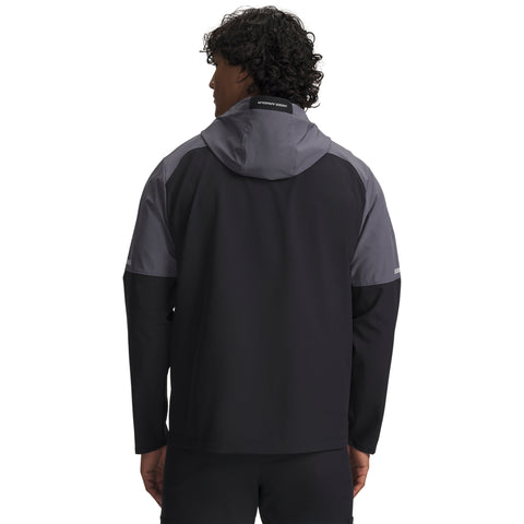 Veste tissée Tech Utility Noir Gris