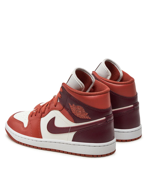 Air Jordan 1 Mid Dusty Peach | Night Maroon