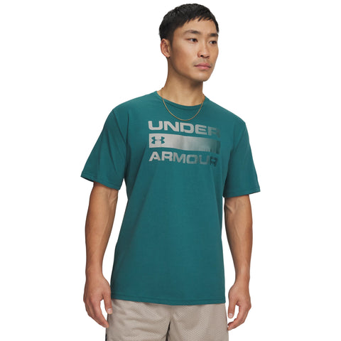 UA Team Issue Wordmark SS Rack Green | Arden Green