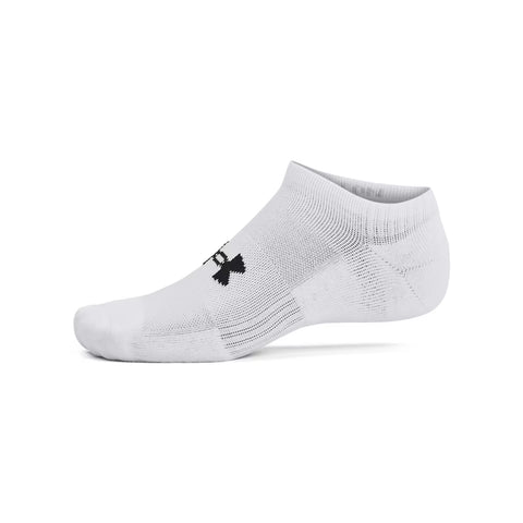 UA TC No Show 3-pack Blanc