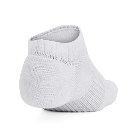 UA TC No Show 3-pack Blanc
