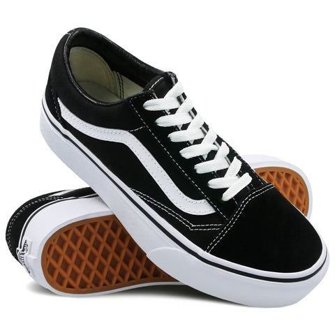 Old Skool Platform Noir